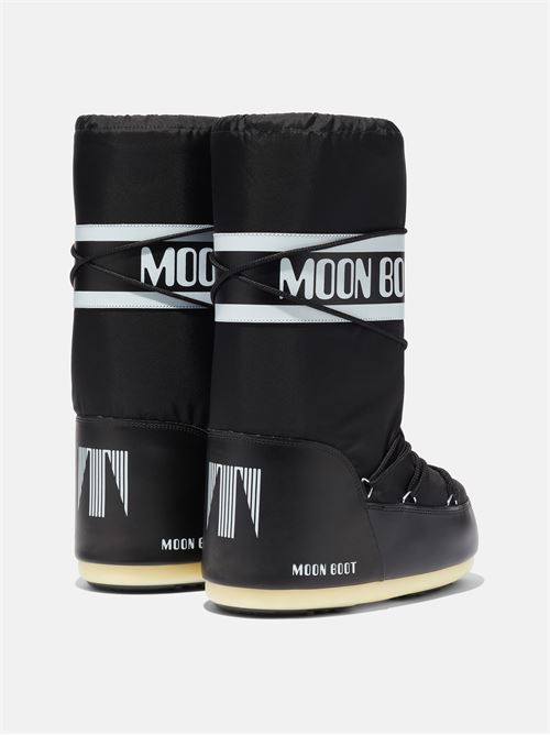 Snow boots model ICON NYLON MOON BOOT in water-repellent technical nylon MOON BOOT | ICON NYLONNERO